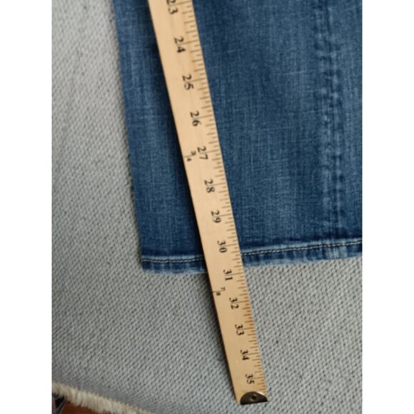 Miss Me Western Jeans Womens 29 30X31 Blue Fade Boot Flare Bling Embroidered - Picture 13 of 16